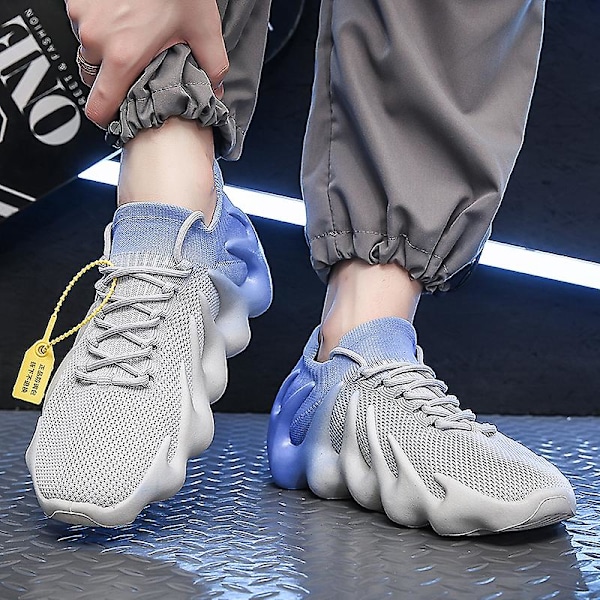 Casual för män Gradient Eight Claw Modeskor Fr451 Blue 40