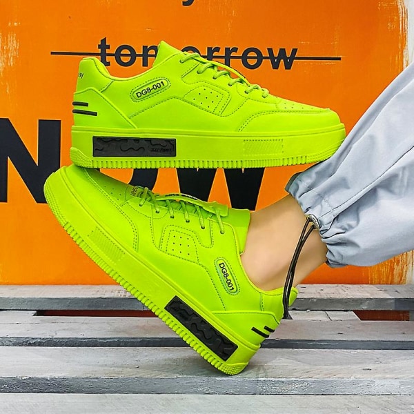Herrskor Mode Sneakers Andas halkfria Casual Shoes Pd91 Green 40