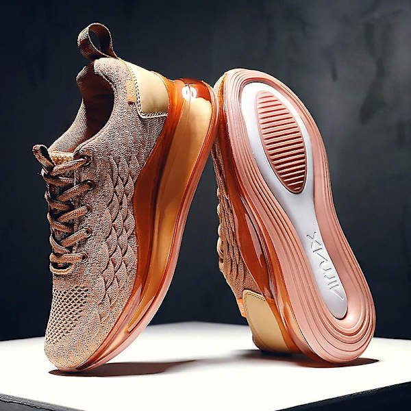 Herrsneakers Air Sports löparskor 2C6857 Brown 40