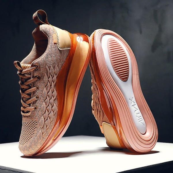 Herrsneakers Air Sports löparskor 2C6857 Brown 41