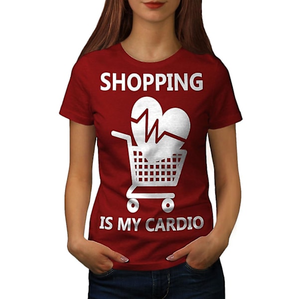 Shopping Sport Gym Dam T-shirt XXL