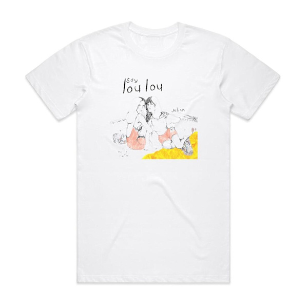 Säg Lou Lou Julian Remixes T-shirt Vit M