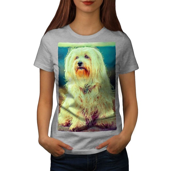 Havanese hund T-shirt för sällskapsdjur för kvinnor XL