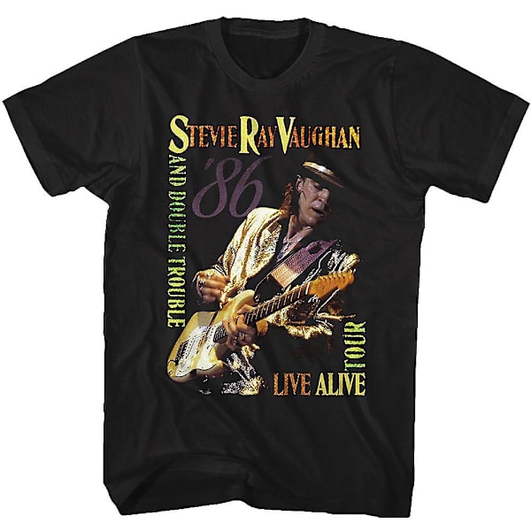 Live Alive Tour Stevie Ray Vaughan T-shirt M