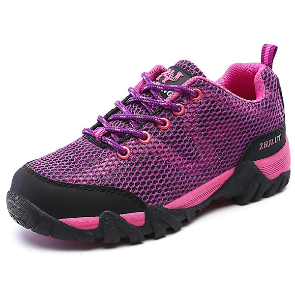 Herr Dam Sneakers Andas löparskor Mode Sportskor 3C602 Purple 36