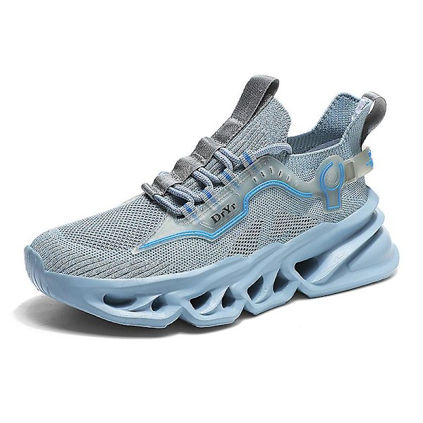 Sneakers för män Löpartennisskor Lättviktsventilerande Sport Athletic 3D1950 Blue 45