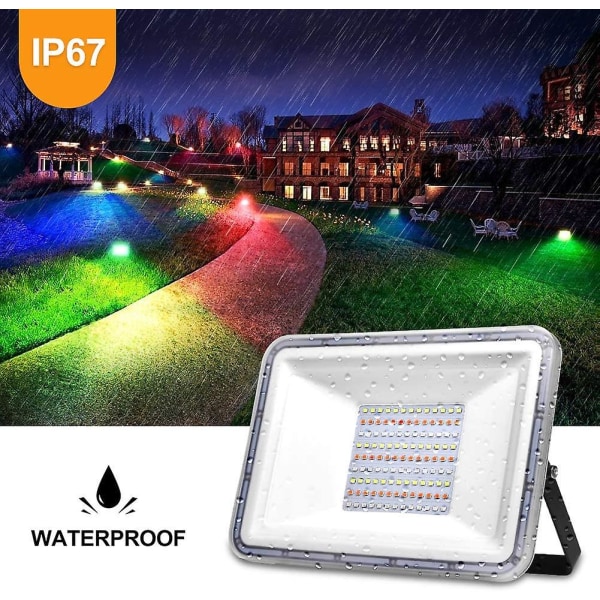 50w Rgb vattentät strålkastare Ip67 utomhus led strålkastare