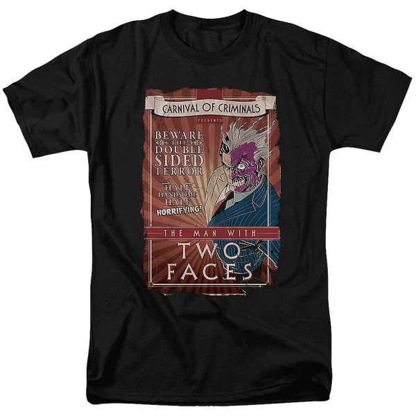 Carnival of Criminals Two-Face Batman T-shirt XL