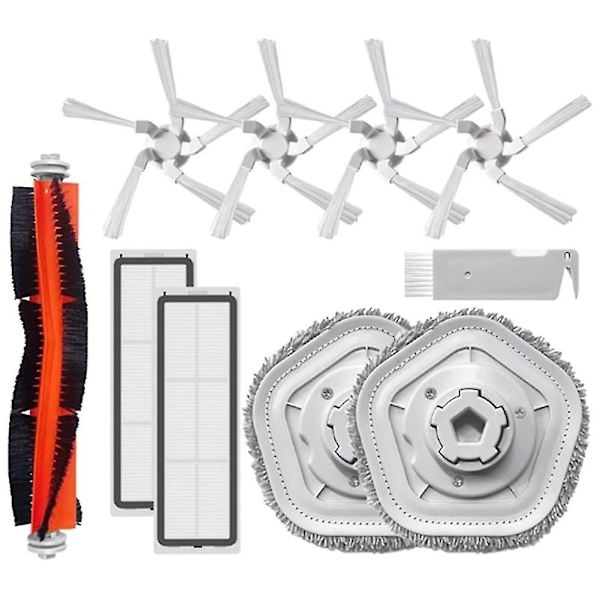Huvudsideborste Hepa-filtermopp för Xiaomi Dreame Bot W10 W10pro