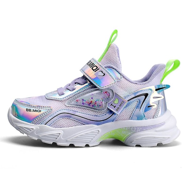 Barnskor Andas Sportskor Sneakers Löparskor för tjejer 2Dc11 Purple 39