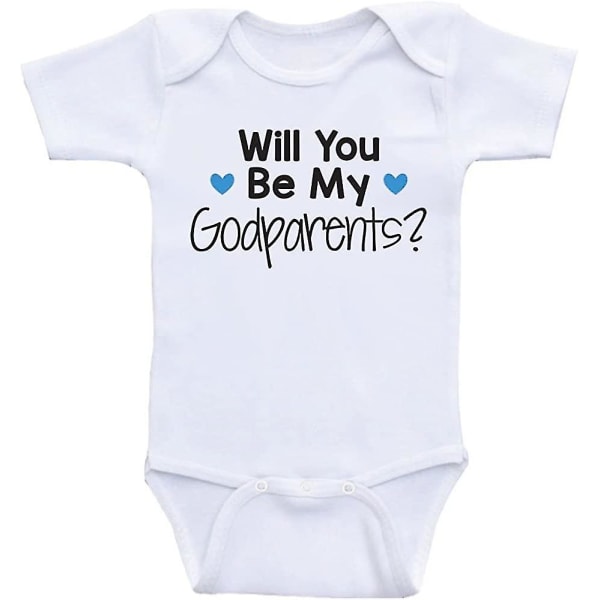 Will You Be My Godparents - Baby Bodysuits S