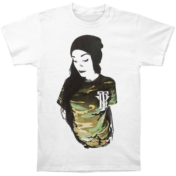 Plot In You Girl In Camo T-shirt XL