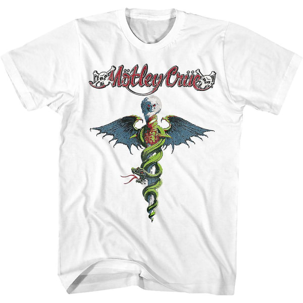 Vit Dr. Feelgood Motley Crue T-shirt White XXL