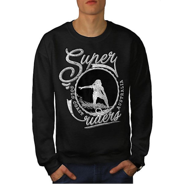 Super Riders Sea Holiday Men Blacksweatshirt | Wellcoda L