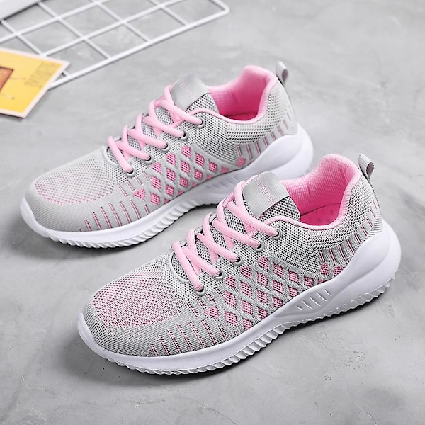 Dam bekväma sneakers Andas löparskor 2C918 Pink 41