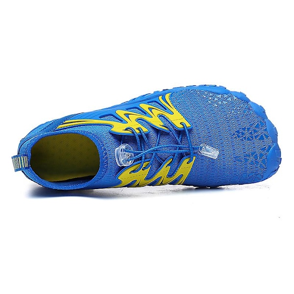 Vattenskor för män Quick Dry River Sea Aqua Sneakers River Walking Shoes Beach Shoes 22 DarkBlue 43