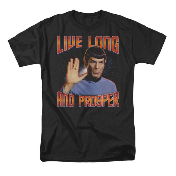 Star Trek Live Long And Prosper T-shirt XXL