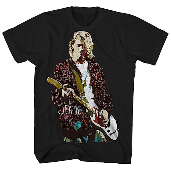 Nirvana T-tröja Kurt Cobain Porträtt Nirvana-skjorta M