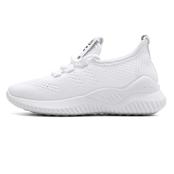 Sneakers för barn Löpartennisskor Lättviktsventilerande Sport Athletic 3Dn8989 White 31