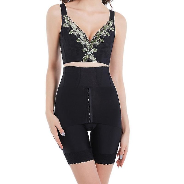 Shapewear för kvinnor Magkontroll Hög midja Power Short Body Shaper Magkontroll Trosa BLACK 4XL