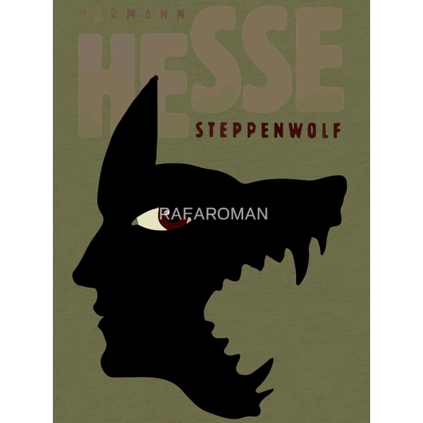 Hermann Hesse Tri-blend T-shirt Green S_Back