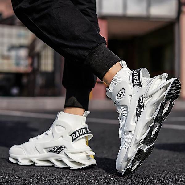 Herr Sport Athletic löparsneakers Walking Shoes 3B9997 White 45