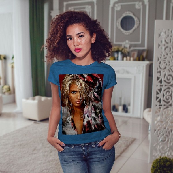 Blond het flicka Royal T-shirt för vuxna kvinnor L