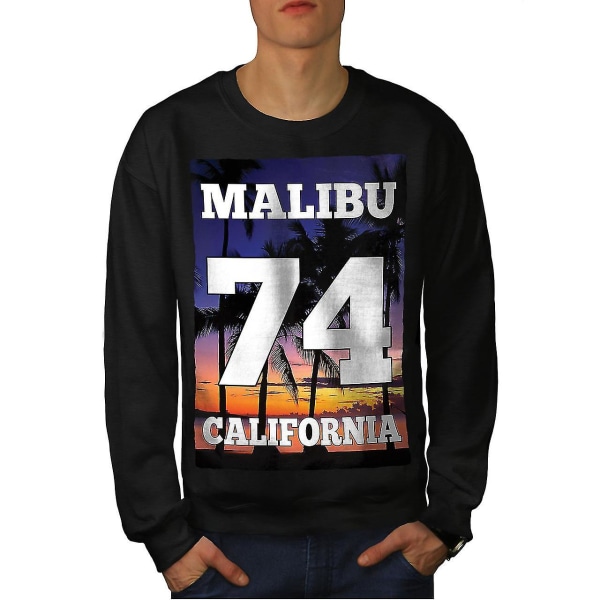 Malibu California Men Blacksweatshirt M