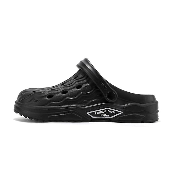 Strandtofflor för män Modesandaler Utomhus Halkfria inomhusskor 3Bs2109 Black 41