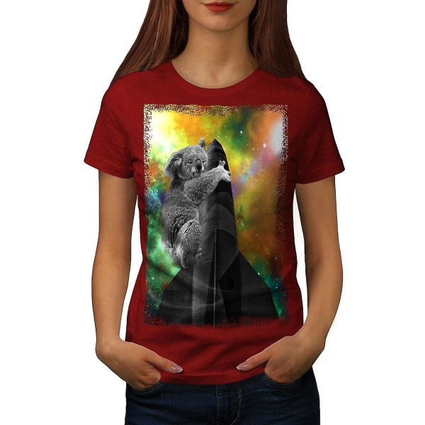 Koala rymdskepp T-shirt för kvinnor L