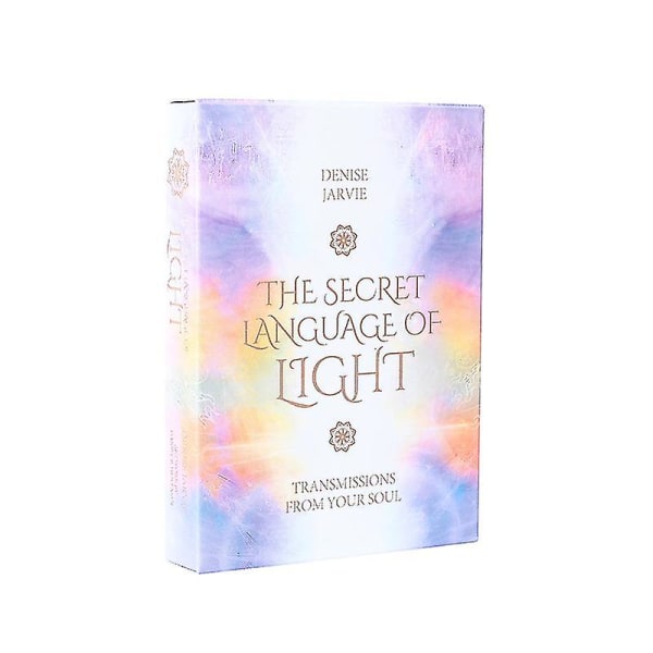 Oracle The Secret Language Of Light Tarot Oracle Card Board Deck Games Spelkort för festspel44st Ts40