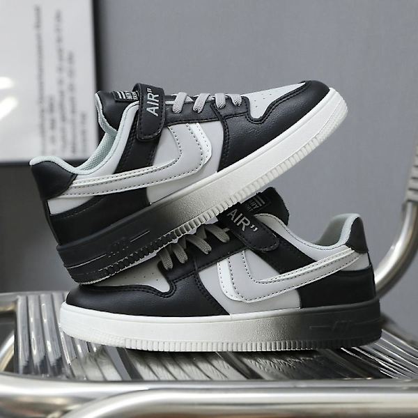 Pojkar Sneakers Andas Flickor Skateboarding Skor Löparskor 3Da306 Black 30