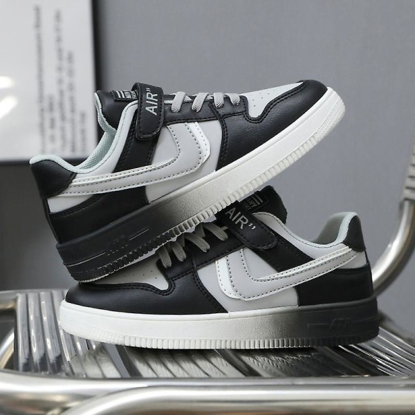 Pojkar Sneakers Andas Flickor Skateboarding Skor Löparskor 3Da306 Black 31