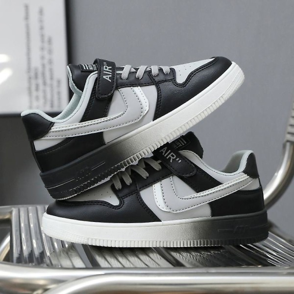 Pojkar Sneakers Andas Flickor Skateboarding Skor Löparskor 3Da306 Black 35