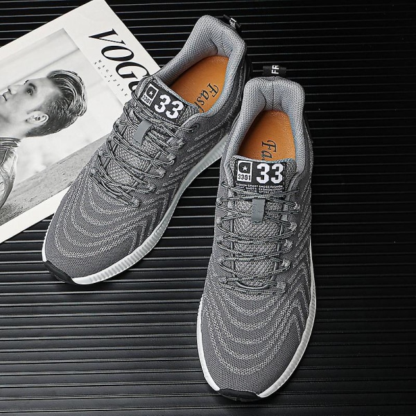 Herrsneakers Andas löparskor Mode Sportskor 3A2201 Gray 40