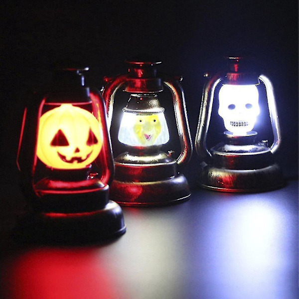 Lampor Halloween Running-häst Lykta Spöke skrikande Lysande Festival Dekoration