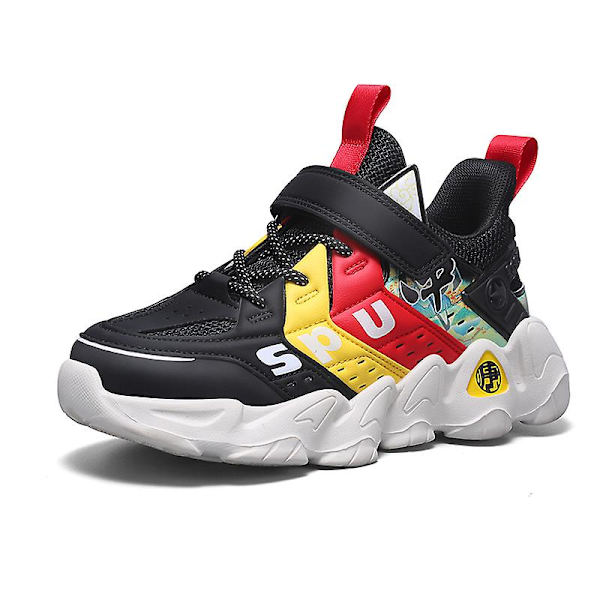 Sneakers för barn Andas Pojkar Flickor Löparskor Mode Sportskor 3A2788 Black 34