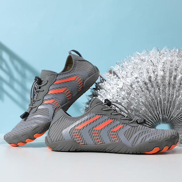 Vattenskor för män Snabbtorkande Sport Aqua Skor 3Ba816 Gray 39