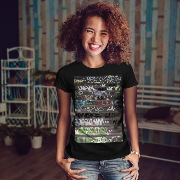 Graffiti Rebel Women Blackt-shirt L