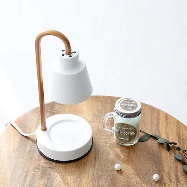 Aromaterapi Smältvax elektrisk bordslampa (vit)