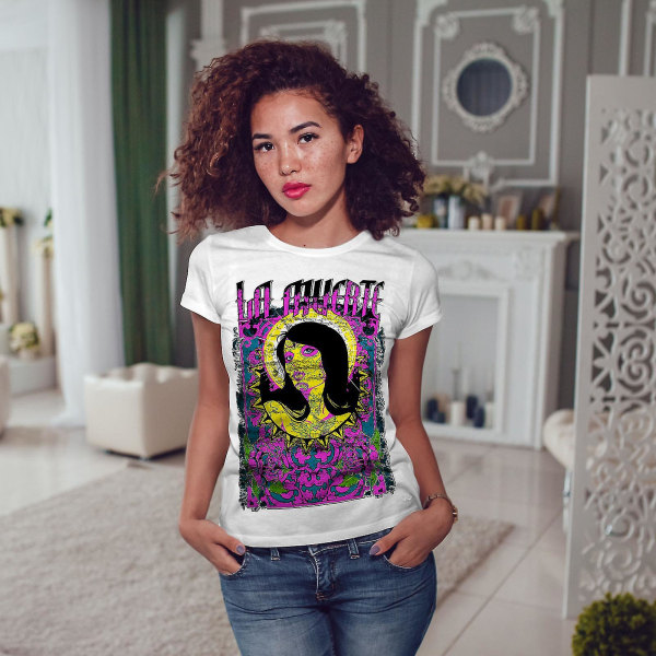 La Muerte Holy Zombie Women Whitet-shirt S