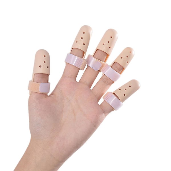 Mallet Finger Skena Ledskada Stöd för hängslen Skydd Artrit Smärtlindring Fixer Size 4