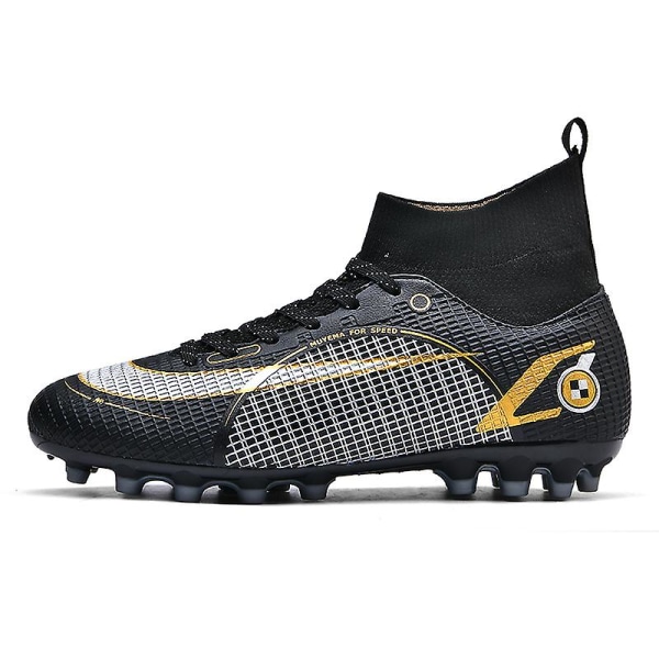 Fotbollsskor dam Spikes Fotbollsskor för ungdomar Stövlar Atletisk Sneaker 3C2588GA Black 39