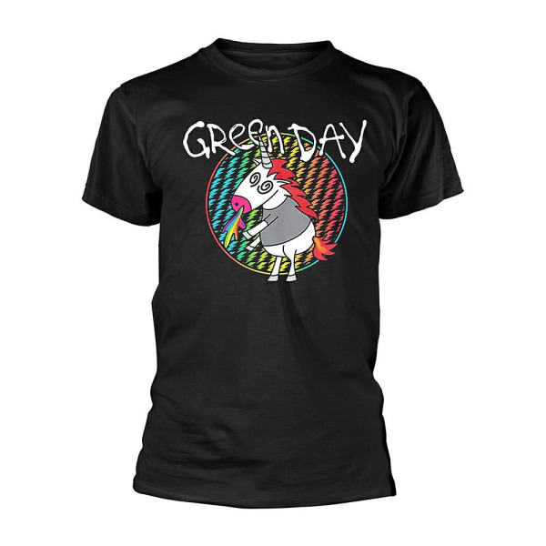 Green Day Checker Unicorn T-shirt XXL