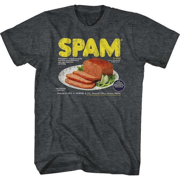 Spam T-shirt Dark Gray XXL