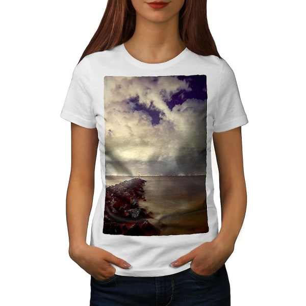 Lugna havet Foto Natur Kvinnor T-shirt M