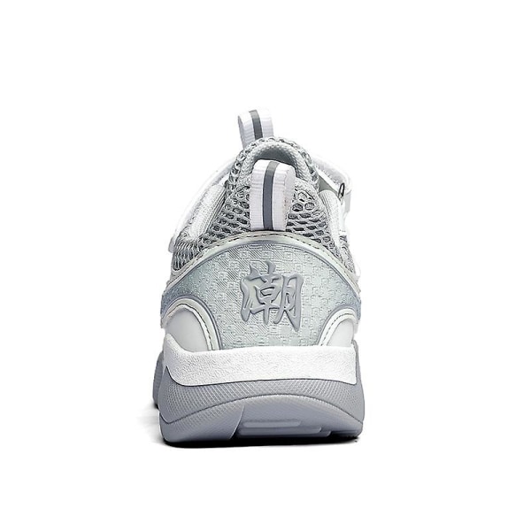 Sneakers för barn för pojkar, flickor, löpning tennisskor, lätt andningsbar, sport, atletisk 3B1984 Gray 29