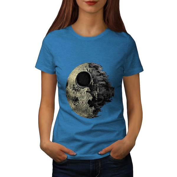 Death Galaxy Ship Kvinnor Royal Bluet-shirt L