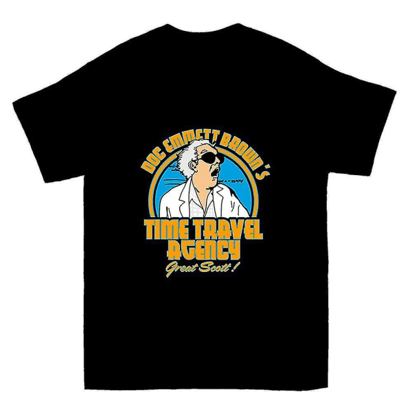 Doc Brown's Time Travel Agency T-shirt L