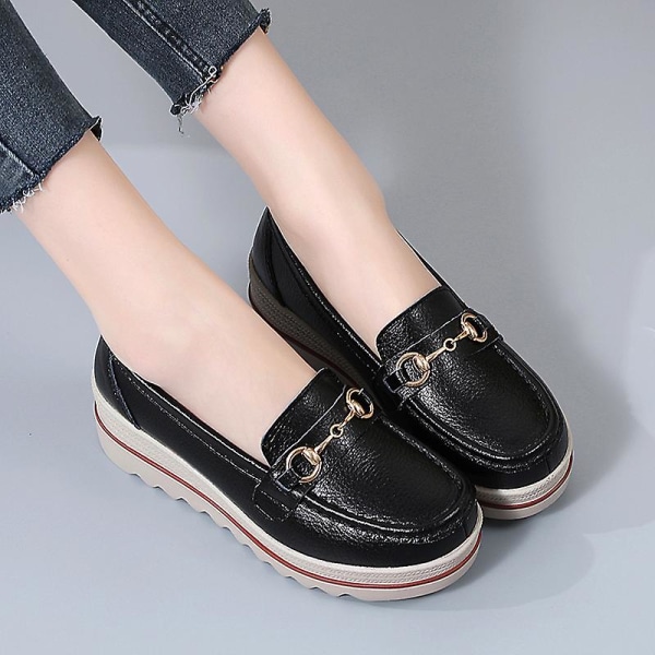 Damer Casual Mode Skor Loafer Skor Mamma Skor 3Ap7078 Black 36